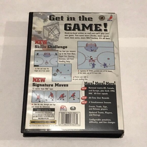 Sega Genesis NHL 97 (CASE AND MANUAL ONLY) - Picture 2 of 3